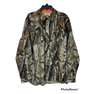NWT Tallwoods Men's XL Hunting Shirt Long Sleeve Button-Down RealTree Hardwood